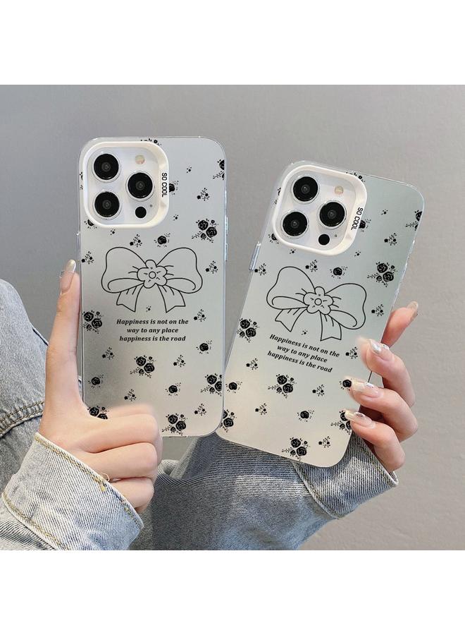 Zaboon Case For iPhone 11 Pro Max Silver Painting PC Hybrid TPU Phone Case - Image 3