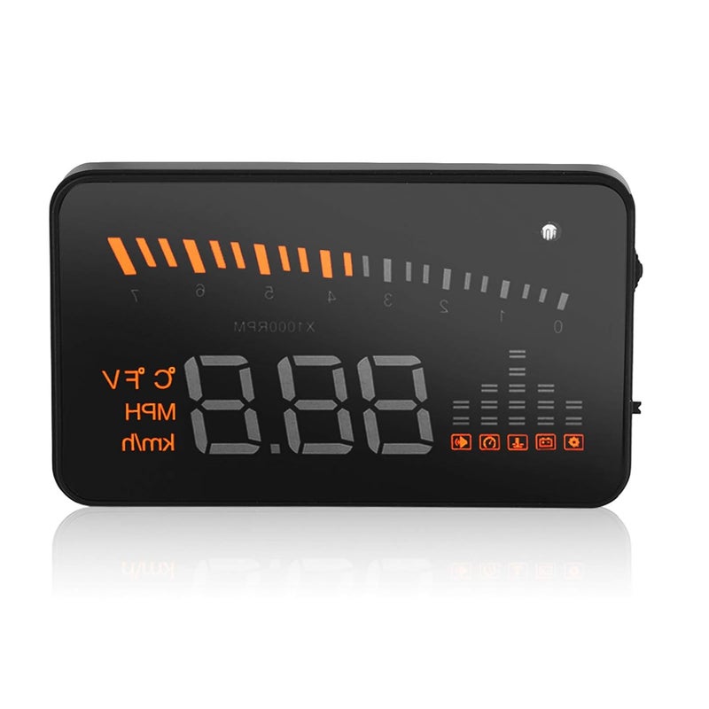 comfrt Heads Up Display for Car, Car Truck OBD II HUD Head Up Display Color LED Projector Speed Warning System Gps Heads Up Display For Cars - Image 1