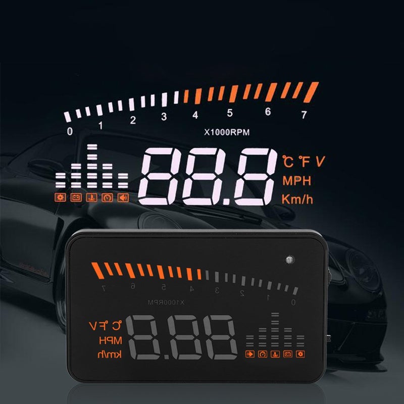 comfrt Heads Up Display for Car, Car Truck OBD II HUD Head Up Display Color LED Projector Speed Warning System Gps Heads Up Display For Cars - Image 5