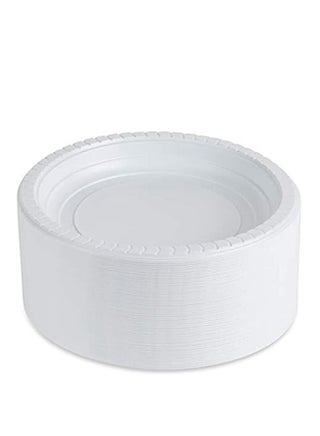 Disposable White 7 Inch Plastic Appetizer Plates  100 Ct - pzsku/ZD6E25C962A66727CD8F3Z/45/_/1701952046/139740ff-e3ae-4e55-83f0-e93c6d0a0254