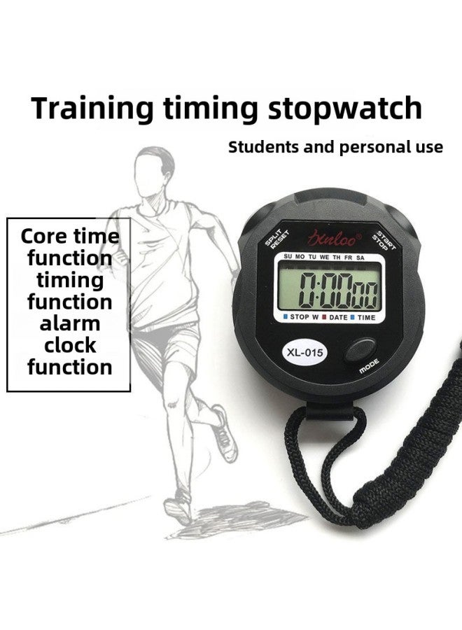 Stopwatch Timer Training Track And Field Sports Entrance Examination Physical Education Teacher Electronic Watch Running Fitness Learning Countdown-Display Accuracy:6128 [low Sensitivity Button] - Spare Electronics + Screwdriver