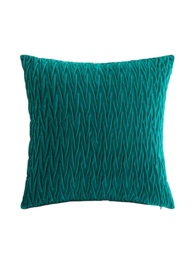 DANUBE HOME Gleam Cushion Stylish Throw Pillow for Sofa, Bed, Chair, Soft And Comfortable, And Elegant Home Decor Accent Perfect Decorative Cushion 45X45Cm Dark Green 