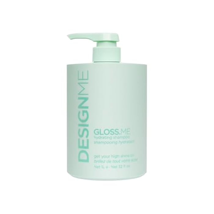 Design.ME شامبو مرطب GLOSS.ME من DESIGNME | شامبو زيت القنب والأركان يضيف نعومة ولمعان | للشعر المستقيم أو المموج أو المجعد | ترطيب آمن للألوان للشعر الجاف - Image 1
