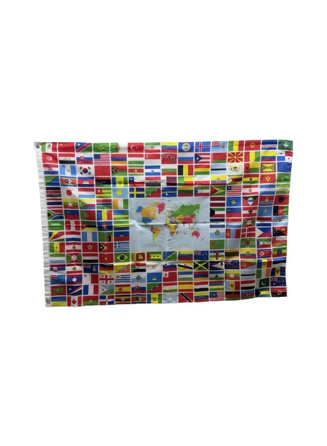 Stormflag Country Flags of The World Backdrop，World Flags Banner Decorations 90x150cm,Multicultural Door Decor - Image 1