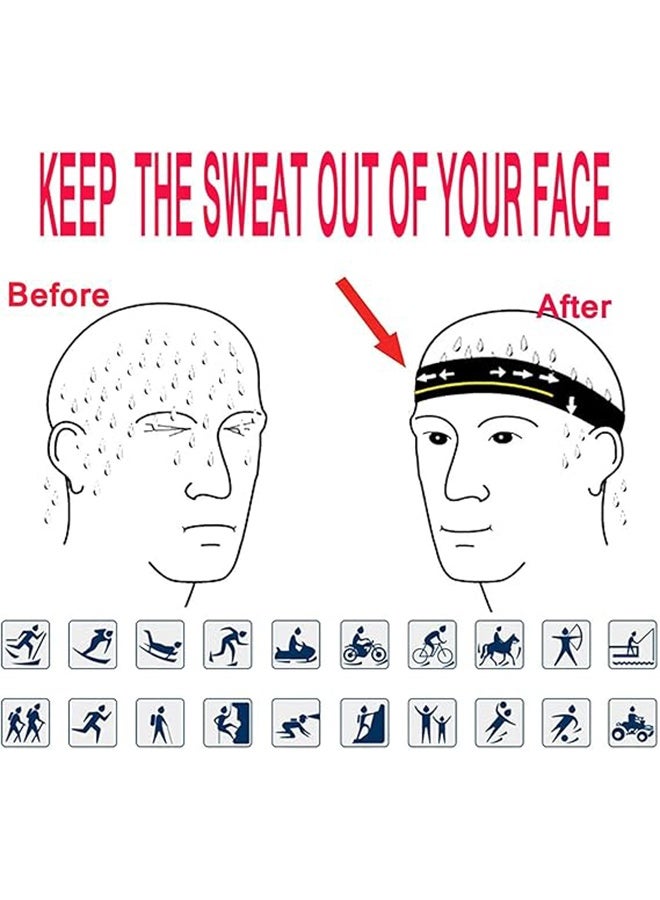 YJ Sweat Wicking Doo Rag Cooling Dew Rag Helmet Liner Hat Large Motorcycle Head Wrap Bandana for Men and Women - Image 5