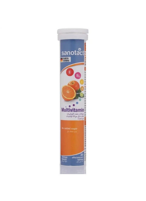 Sanotact Multivitamin 20 Orange Effervescent Tablets