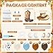 Kasyat 2 Set Western Cowboy Balloon Column Stand Kit Brown Slate Blue Dusty Blue Sand White Cow Print Balloons Garland Arch Kit for Farm Western Cowboy Baby Shower Birthday Party Decorations - Image 4