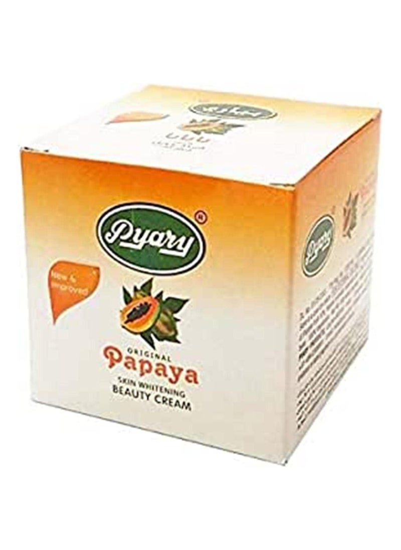 Pyary - Herbal Skin Whitening Beauty Cream For Face And Neck 80 G Papaya - Image 1