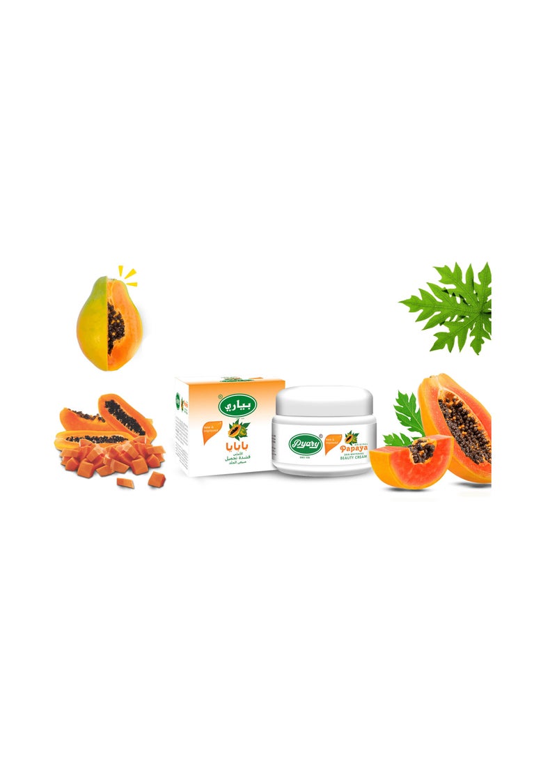 Pyary - Herbal Skin Whitening Beauty Cream For Face And Neck 80 G Papaya - Image 1