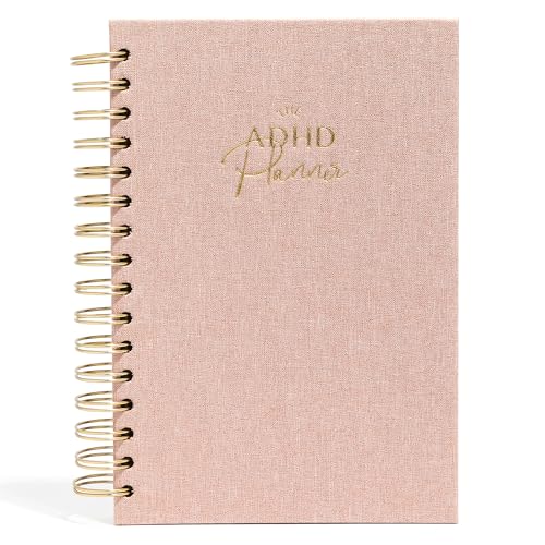 epic self The ADHD Planner - Undated Daily Weekly Schedule Organizer Journal for Disorganized People - Habit Tracker Record Emotions & Mood - Academic Goals - Structure & Focus for Adults Brains (Spiral) - Image 1