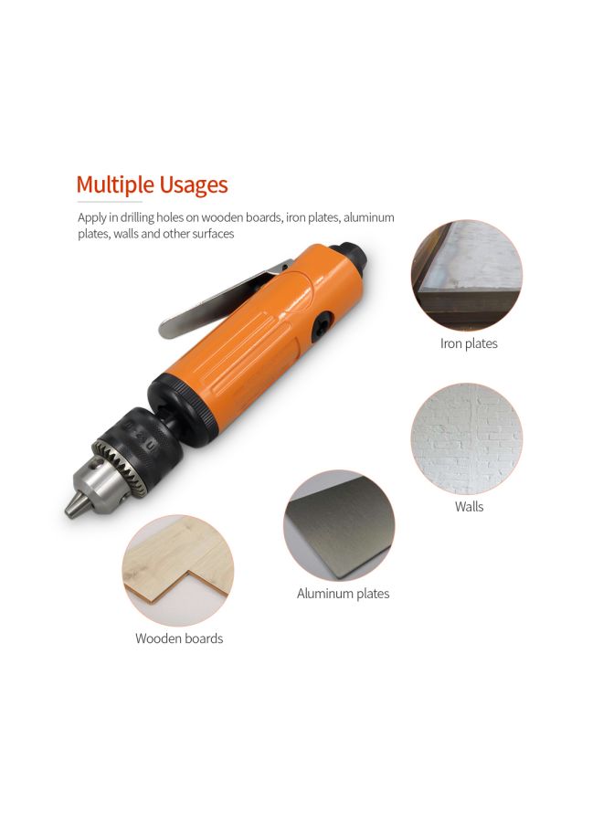 NIBEMINENT Hole Drilling Tool Orange/Black/Silver 22x5.5x7cm - Image 3