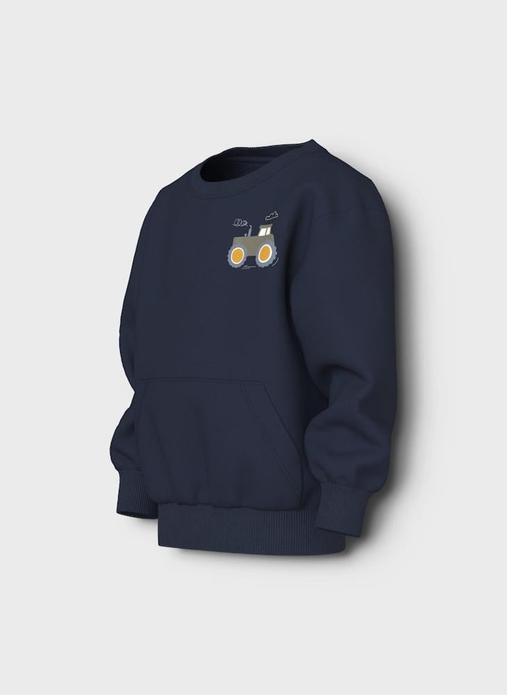 NAME IT Kids Graphic Crew Neck Sweatshirt - Image 3