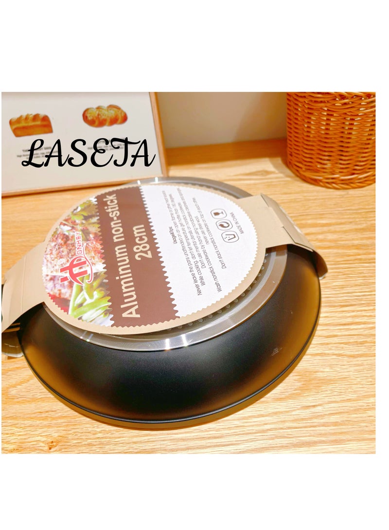 Laseta مقلاة غير لاصقة 28 سم متعددة الاستخدامات - Image 3