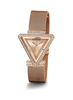 GUESS Ladies Rose Gold Tone Analog Stainless Steel Band Watch GW0508L3 - 34mm  - Image 5