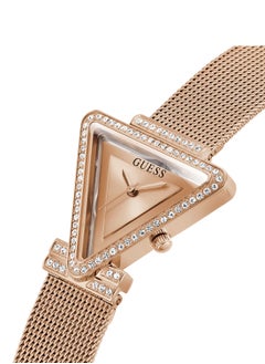 GUESS Ladies Rose Gold Tone Analog Stainless Steel Band Watch GW0508L3 - 34mm  - Image 4
