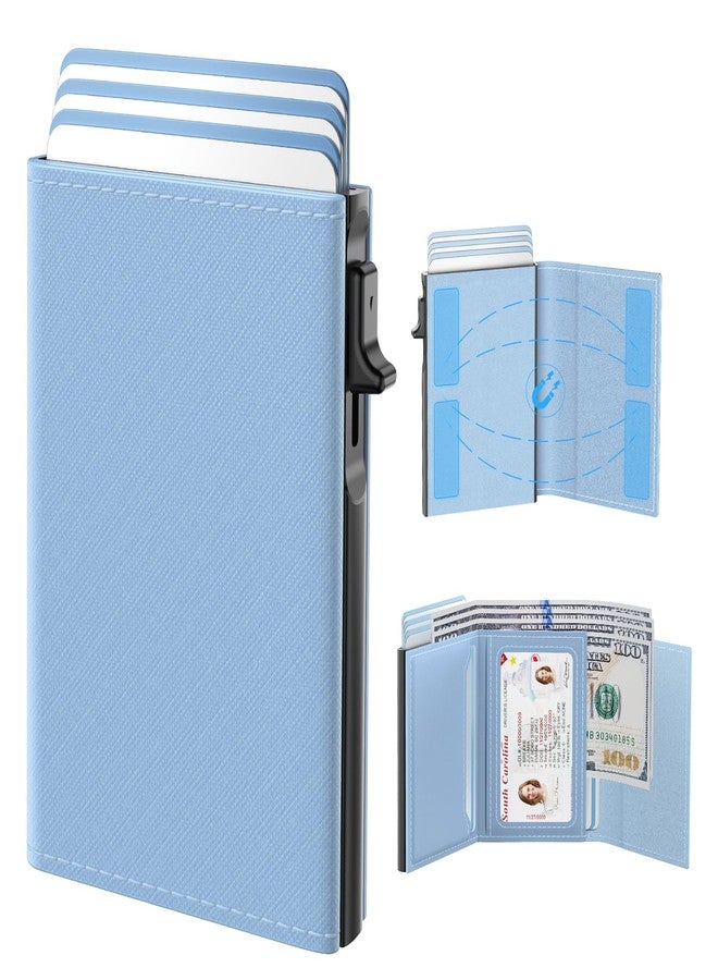 typecase محفظة بطاقات نسائية من تايب كيس، لون أزرق كوبالت أنيق، 3.86 × 2.56 × 0.83 بوصة، تصميم بسيط - Image 1