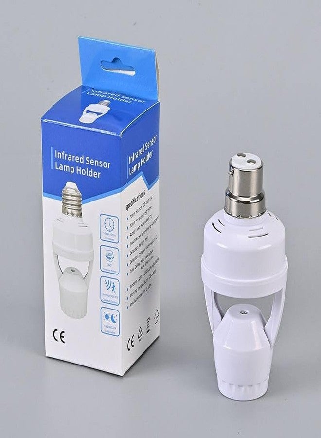 PORMONO Sensor Light Socket Smart Lamp Bulb Holder Adapter with Auto On/Off Light Control, Ideal for Garage, Basement, Porch & Storage Rooms - Image 1