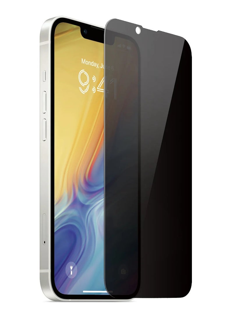 Bluw Privacy Tempered Glass for iPhone 14 – Anti-Spy, Full Coverage, 9H Hardness