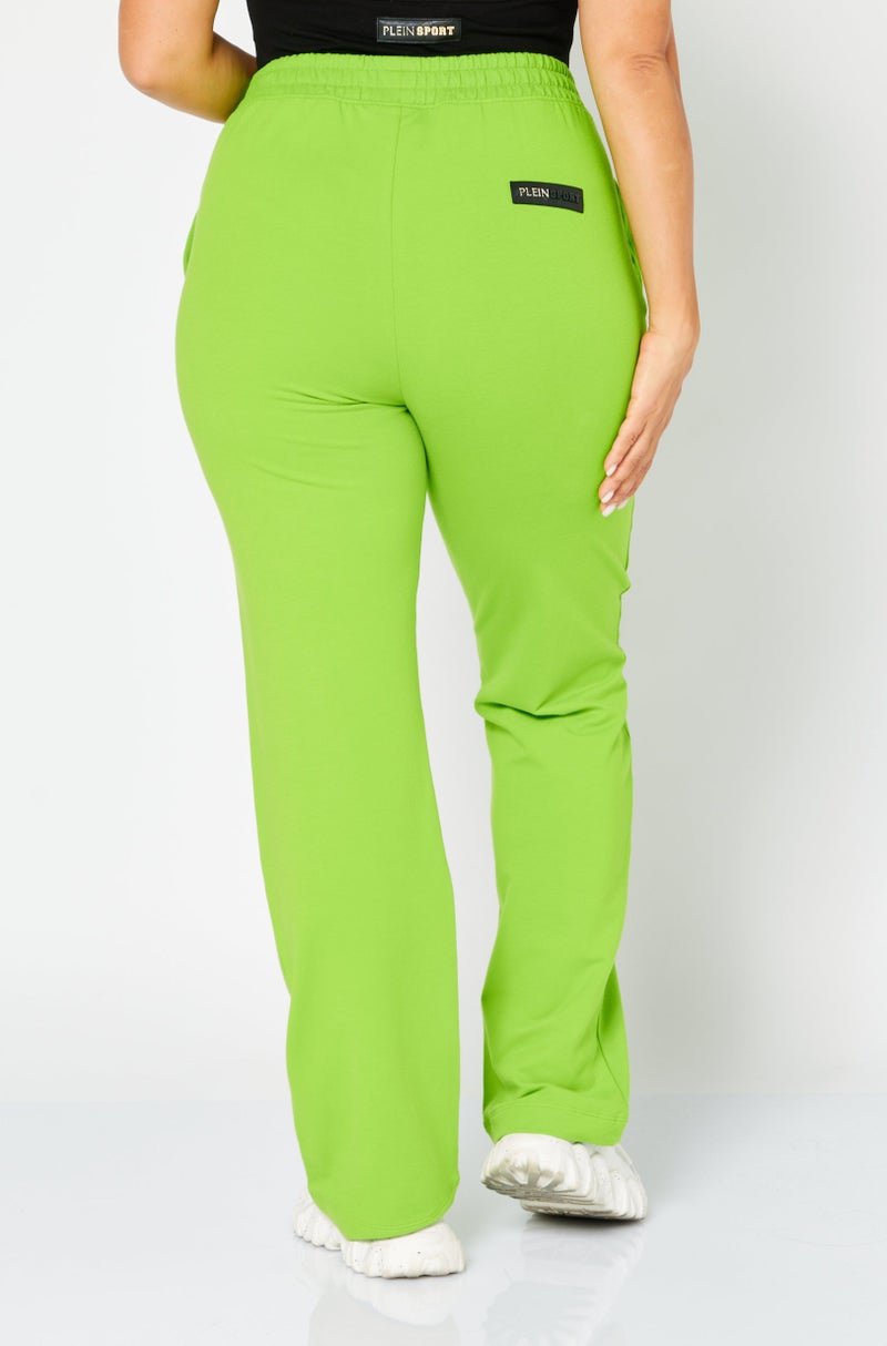 PHILIPP PLEIN Plein Sport Women Sportswear Fit Training Sweatpants, Green - Image 4