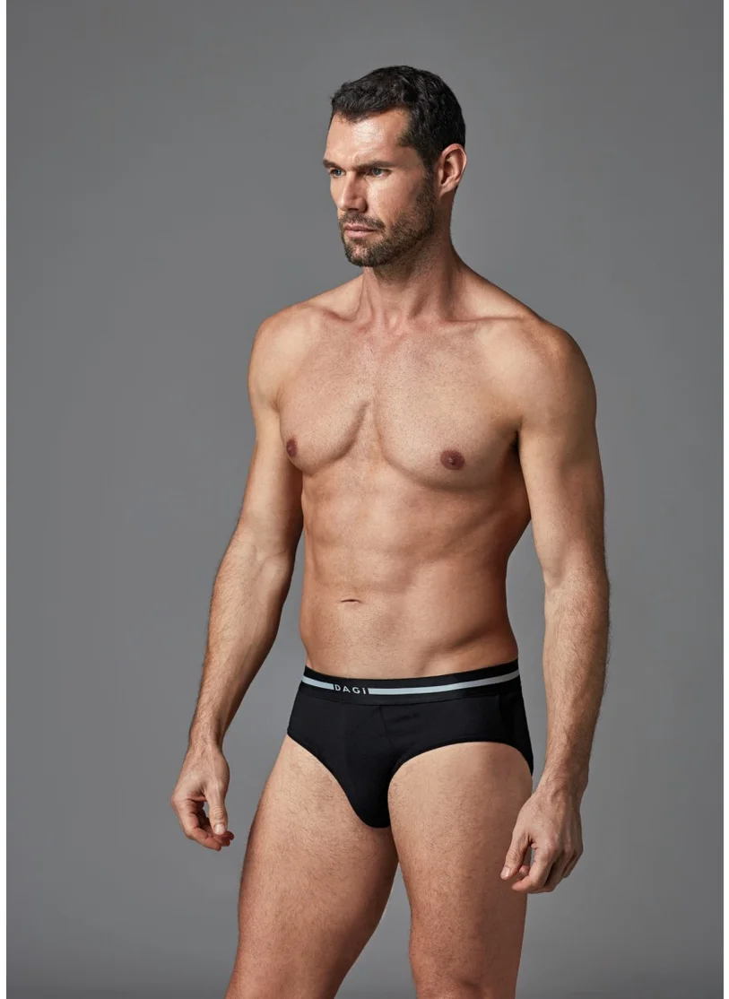 داجي Black Modal Slip Panties