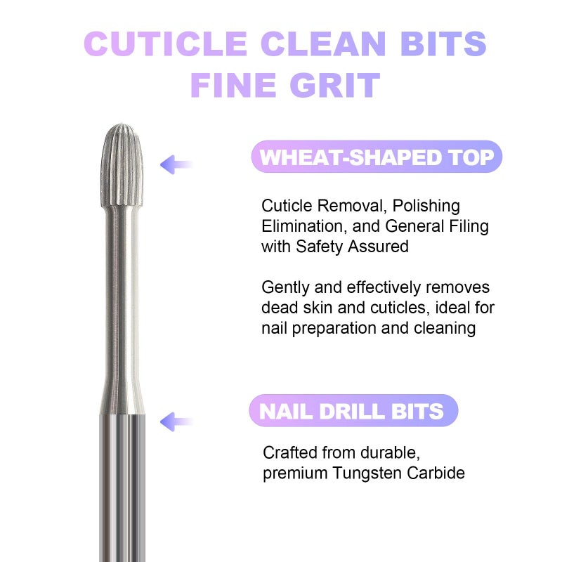 Nail tungsten steel polishing head for quick nail removal  blue - Image 3