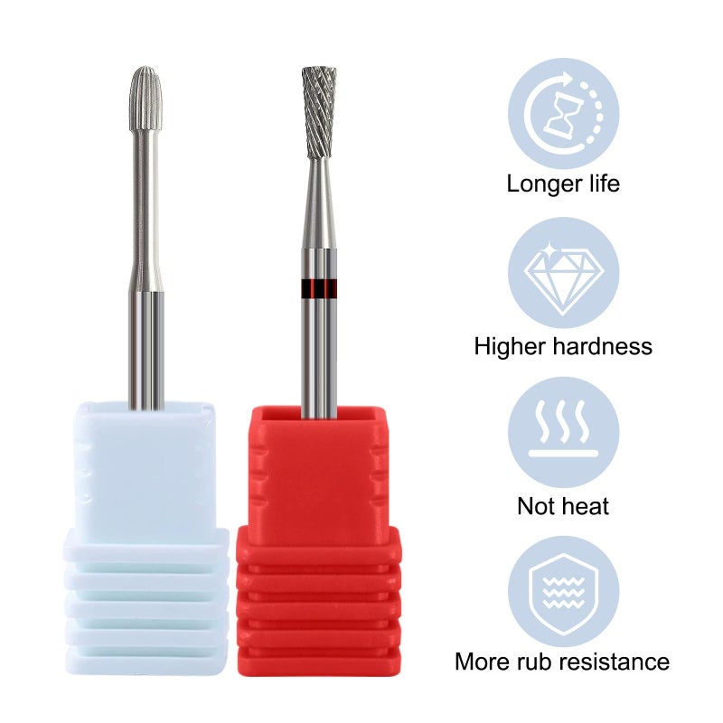 Nail tungsten steel polishing head for quick nail removal  blue - Image 5