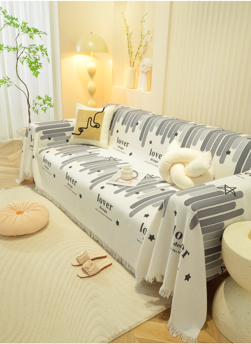 FASHION HOME - Couch Cover Living Room Furniture Protector Sofa Covers Multi-Functional Throws Sheet Blanket Sofa Slipcover Washable - Image 1
