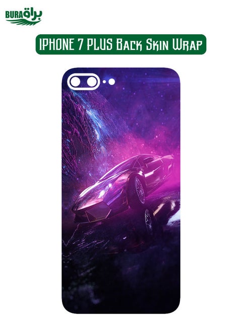 iPhone 7 Plus Back Skin Wrap Premium Ultra-Thin Back Skin Wrap Full Mobile Protector Sticker for Enhanced Grip & Scratch Protection (Not a Case)
