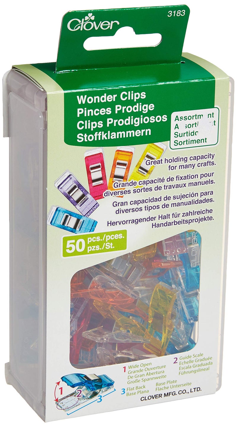 Clover Wonder Clips 1 Pack Colors May Vary - Image 2