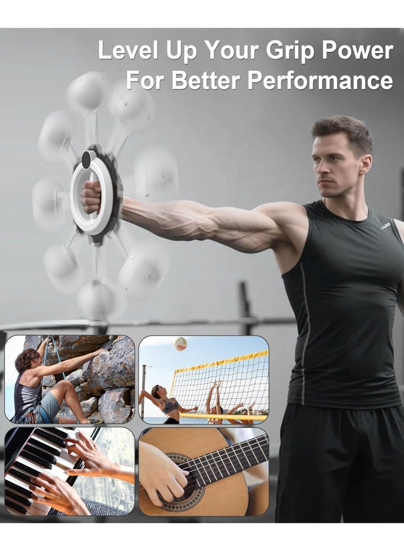 Bukela 360° Rotating Wrist & Forearm Trainer for Women & Men, Arm, Wrist,Shoulder & Chest Workout Equipment for Home Gym,Upper Body Strength Training & Fitness Exercise - Image 4
