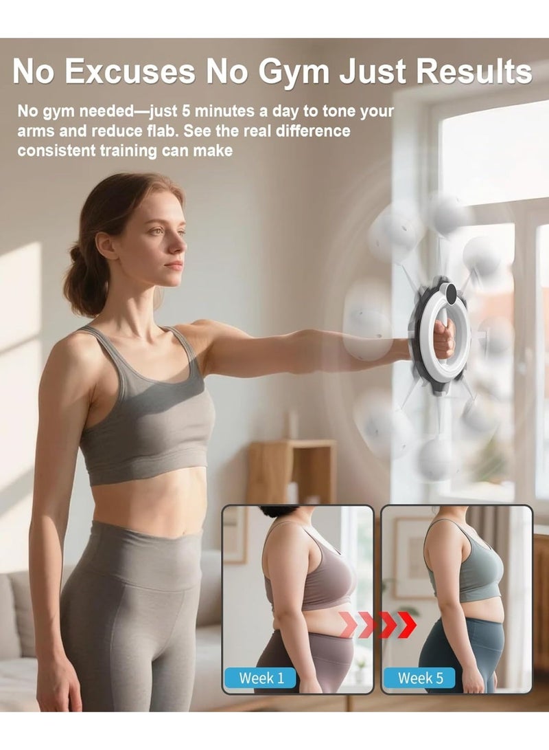 Bukela 360° Rotating Wrist & Forearm Trainer for Women & Men, Arm, Wrist,Shoulder & Chest Workout Equipment for Home Gym,Upper Body Strength Training & Fitness Exercise - Image 5