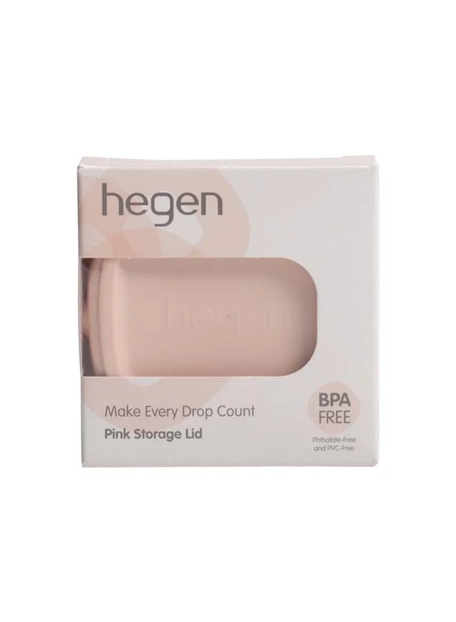 hegen Breast Milk Storage Lid Pink
