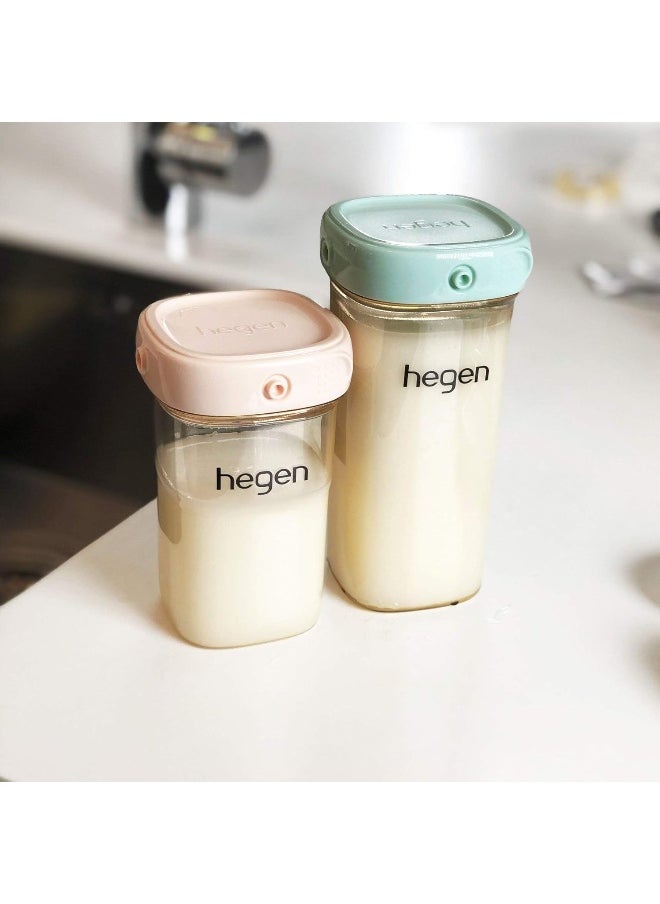 hegen - غطاء تخزين حليب الثدي باللون الوردي - Image 1