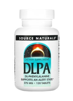 Source Naturals DLPA 375 mg 120 Tablets  - Image 1