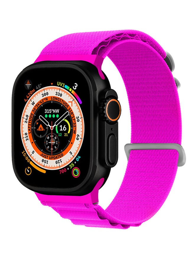 Alpine Loop Band For Apple Watch Band 49mm/45mm/44mm/42mm Nylon Woven Sport Strap Compatible with iWatch Series Ultra2/Ultra/8/7/SE/6/5/4/3/2/1 Adjustable Strap - Image 2