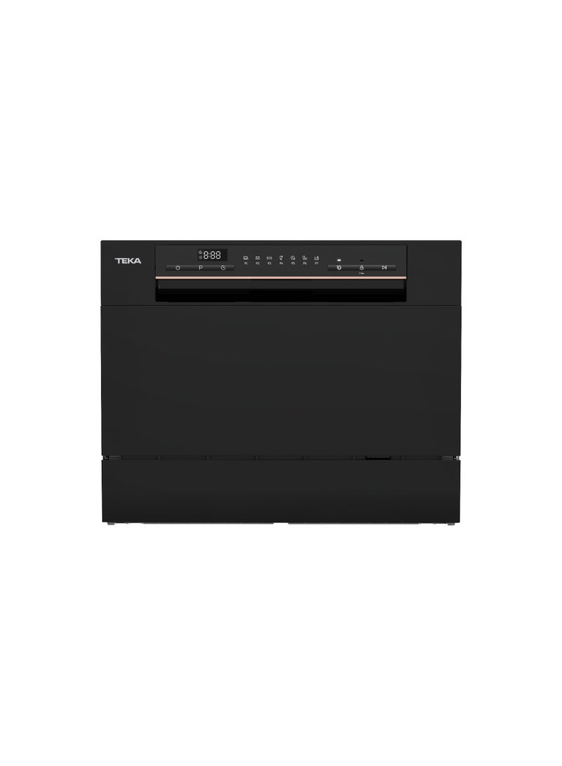 TEKA LC 24700 BK Free standing compact dishwasher with 6 place settings and 7 programs 6 L 2100 W 114350002 black - Image 1