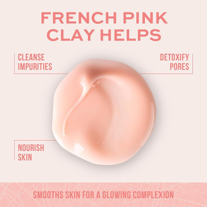 Freeman Exotic Blends Pore Clearing French Pink Clay Peel Off Facial Mask 6 floz175 mL Tube - Image 2