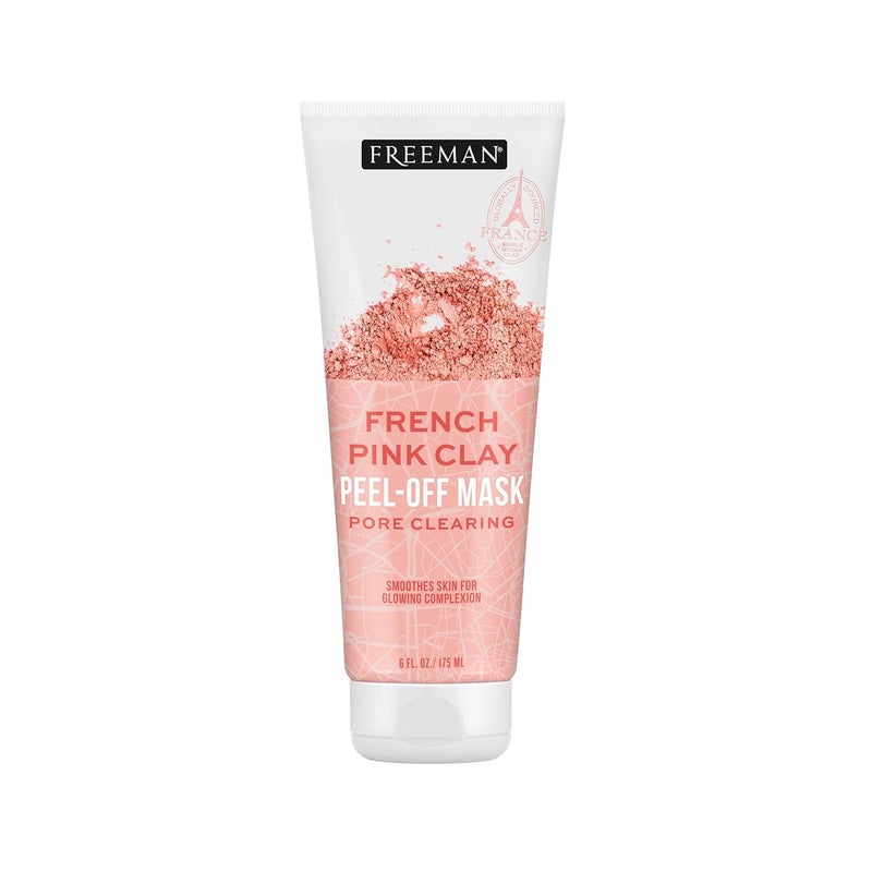 Freeman Exotic Blends Pore Clearing French Pink Clay Peel Off Facial Mask 6 floz175 mL Tube - Image 1