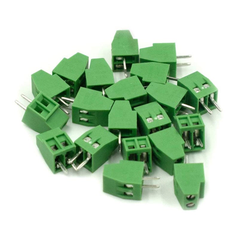 Terminal Blocks: 50Pcs 2.54mm Pitch, Accommodates 26-18 AWG Wires - 150 Vac 6 Amps Rating Screw Terminal for Electrical Projects - Image 3