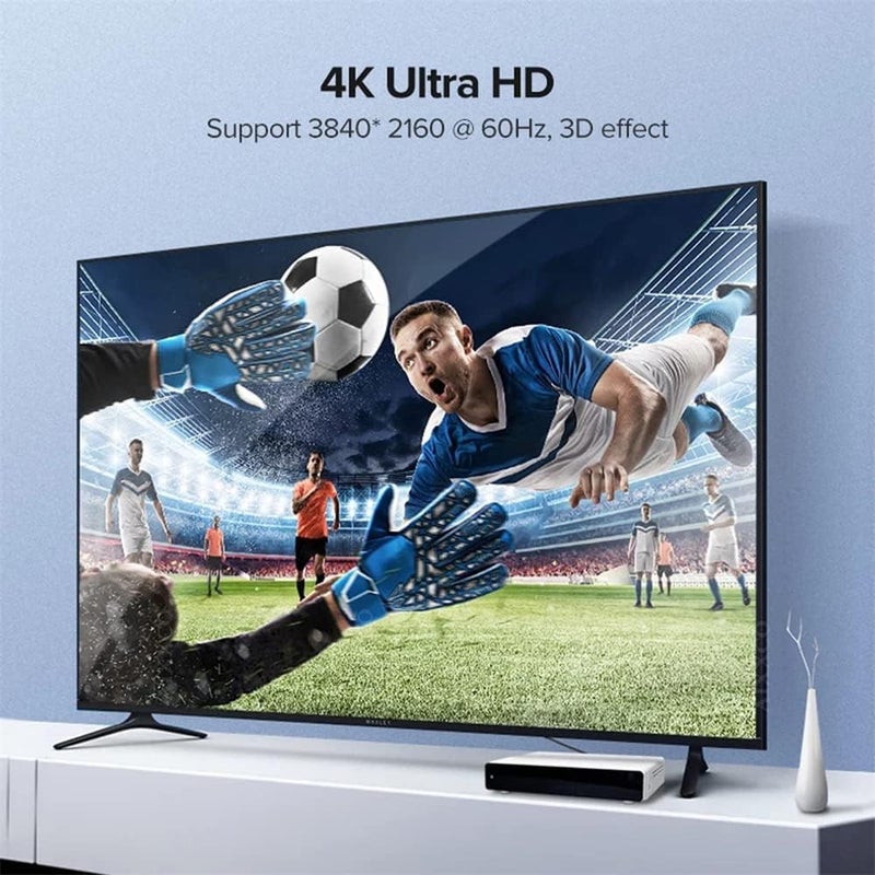 كاست ويف كابل HDMI، كابل HDMI 2.0 ذكر إلى ذكر 4K 60 هرتز كابل ملفوف قابل للتمديد موصل مستقيم لتلفزيون عالي الوضوح كمبيوتر كمبيوتر محمول شاشة - Image 3