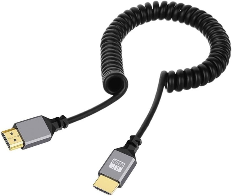 كاست ويف كابل HDMI، كابل HDMI 2.0 ذكر إلى ذكر 4K 60 هرتز كابل ملفوف قابل للتمديد موصل مستقيم لتلفزيون عالي الوضوح كمبيوتر كمبيوتر محمول شاشة - Image 1