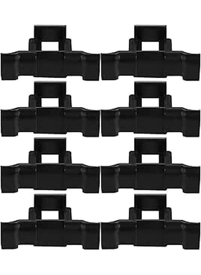 MAGICLULU 10pcs 40mm Solar Panel Water Drainage Clips Photovoltaic Drain Buckles Plastic Stagnant Water Removal Clamps for Outdoor Solar Array Maintenance - Image 1