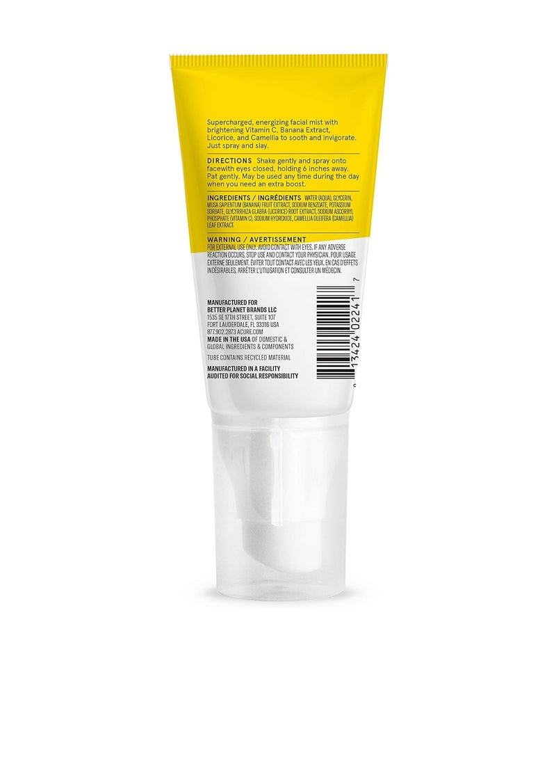 أكيور اكيور بخاخ فيتامين سي فائق النعومة لتفتيح البشرة- نباتي 100 - لمظهر أكثر إشراقًا- مستخلص الموز والكاميليا- لجميع انواع البشرة- 2 اونصة سائلة، 2 أونصة سائلة - Image 2