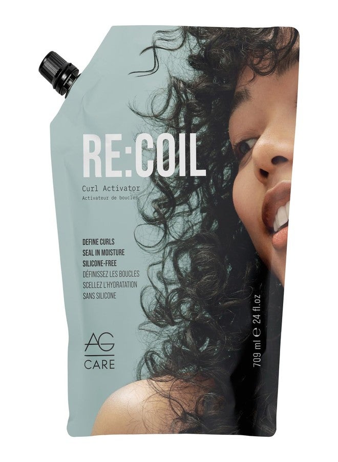 AG Care Re:Coil Curl Activator Curl Cream Award-Winning Curl Creating Complex - Ultra-Nourishing Curly Hair Cream for Defined, Healthy Curls, 24 Fl Oz - Image 1