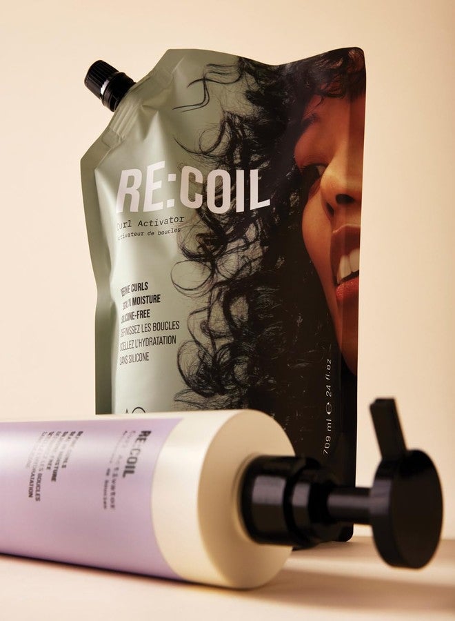 AG Care Re:Coil Curl Activator Curl Cream Award-Winning Curl Creating Complex - Ultra-Nourishing Curly Hair Cream for Defined, Healthy Curls, 24 Fl Oz - Image 5
