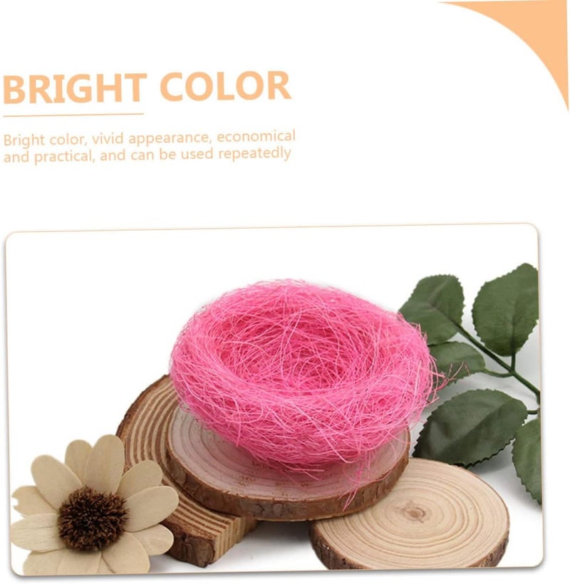 20pcs Realistic Bird Nest Ornaments Artificial Nest Decor for Gardens Balconies Easter Egg Decorations - Image 5