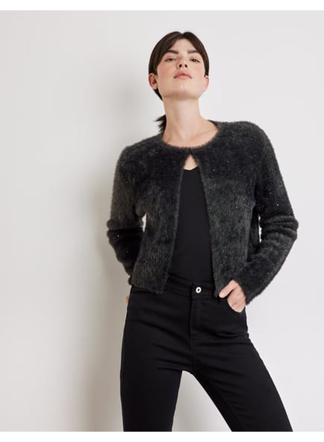 GERRY WEBER Fluffy cardigan with glitter sequins - Image 2
