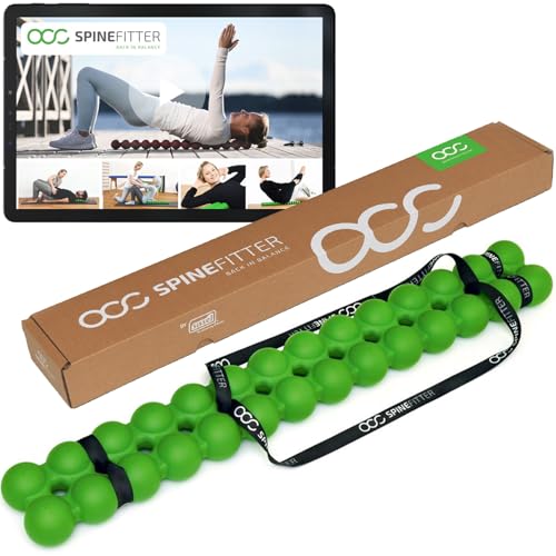SISSEL SPINEFITTER by SISSEL Green Massager for Back Balance Back Trainer relieves Tension and blockages Ideal for Pilates and Yoga to Relax The Spine for Home Practice - Image 1