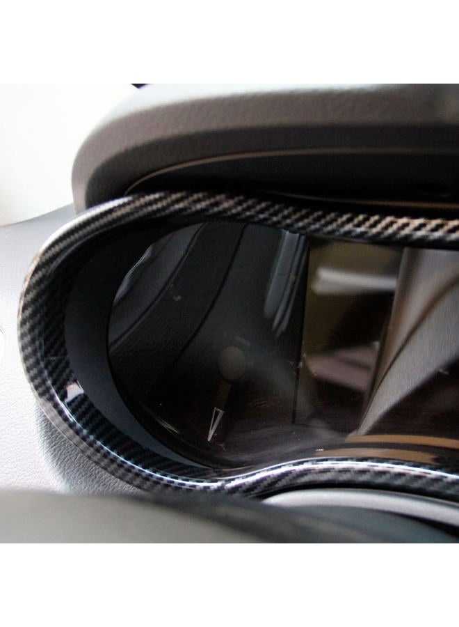 crosselec Carbon Fiber Dashboard Meter Panel Frame Cover Trim Interior Decoration Accessories for Dodge Durango (2014-2020) - Image 3