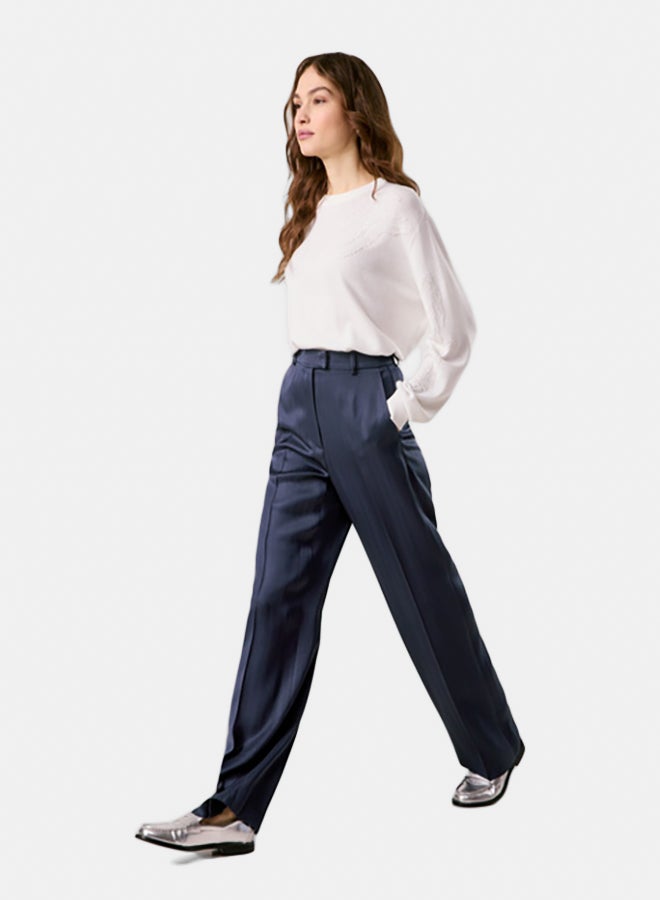 GERRY WEBER Elegant Trousers With A Wide Leg  - Image 3